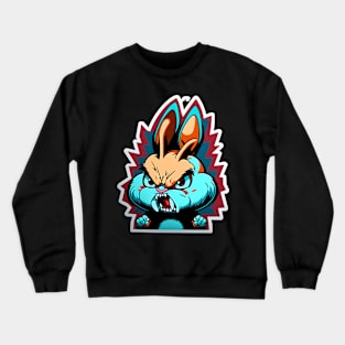 Bunny Rage_ Crewneck Sweatshirt